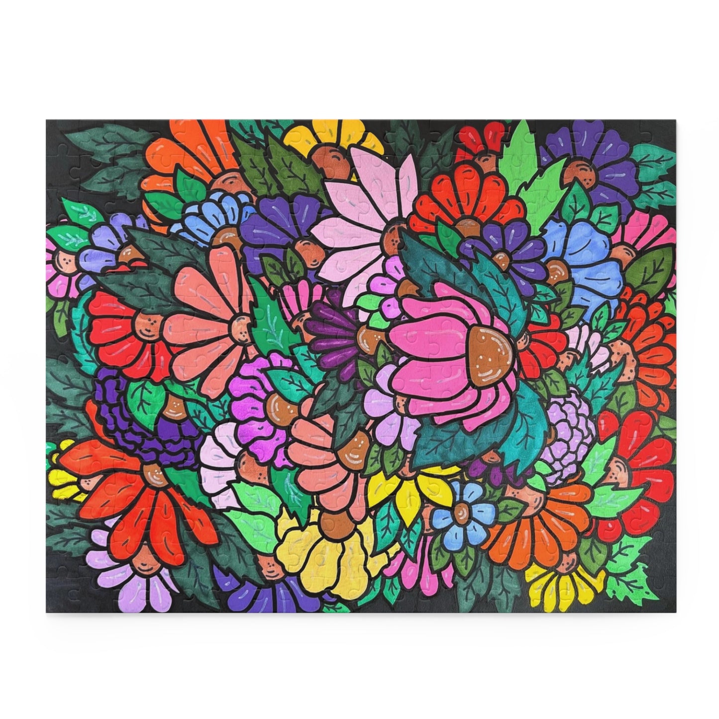 Dark Floral 252 piece Puzzle